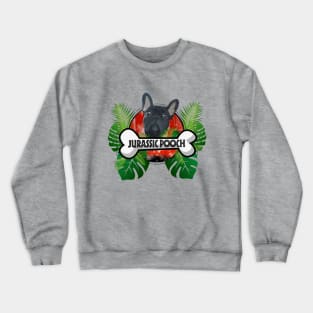 Jurassic Pooch French Bulldog Crewneck Sweatshirt